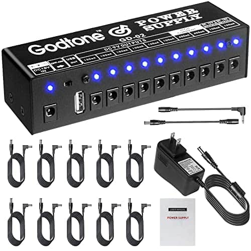 Fuente de alimentación para pedal de efectos -Negro