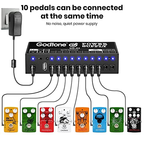 Fuente de alimentación para pedal de efectos -Negro - Imagen 7