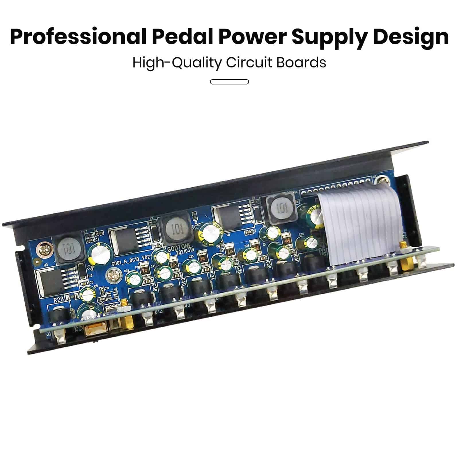 Fuente de alimentación para pedal de efectos -Negro - Imagen 5