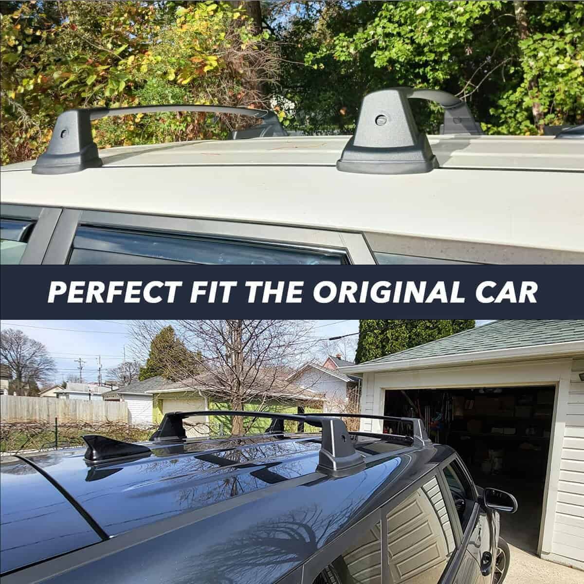 Barras transversales de portaequipajes antirrobo para KIA - Imagen 4