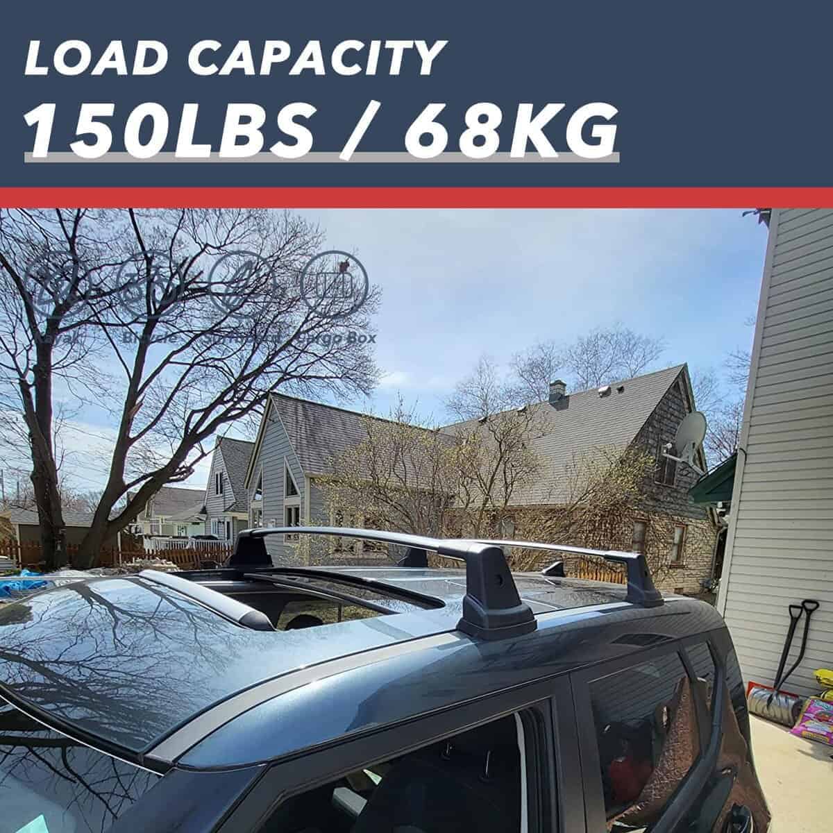 Barras transversales de portaequipajes antirrobo para KIA - Imagen 5