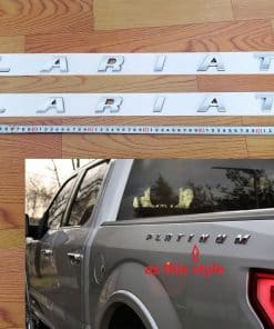 2 Pack Emblemas Laterales Lariat Letra Lariat Badge 3D Logo