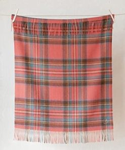 Manta de bebé de lujo 100% lana de cordero de The Tartan
