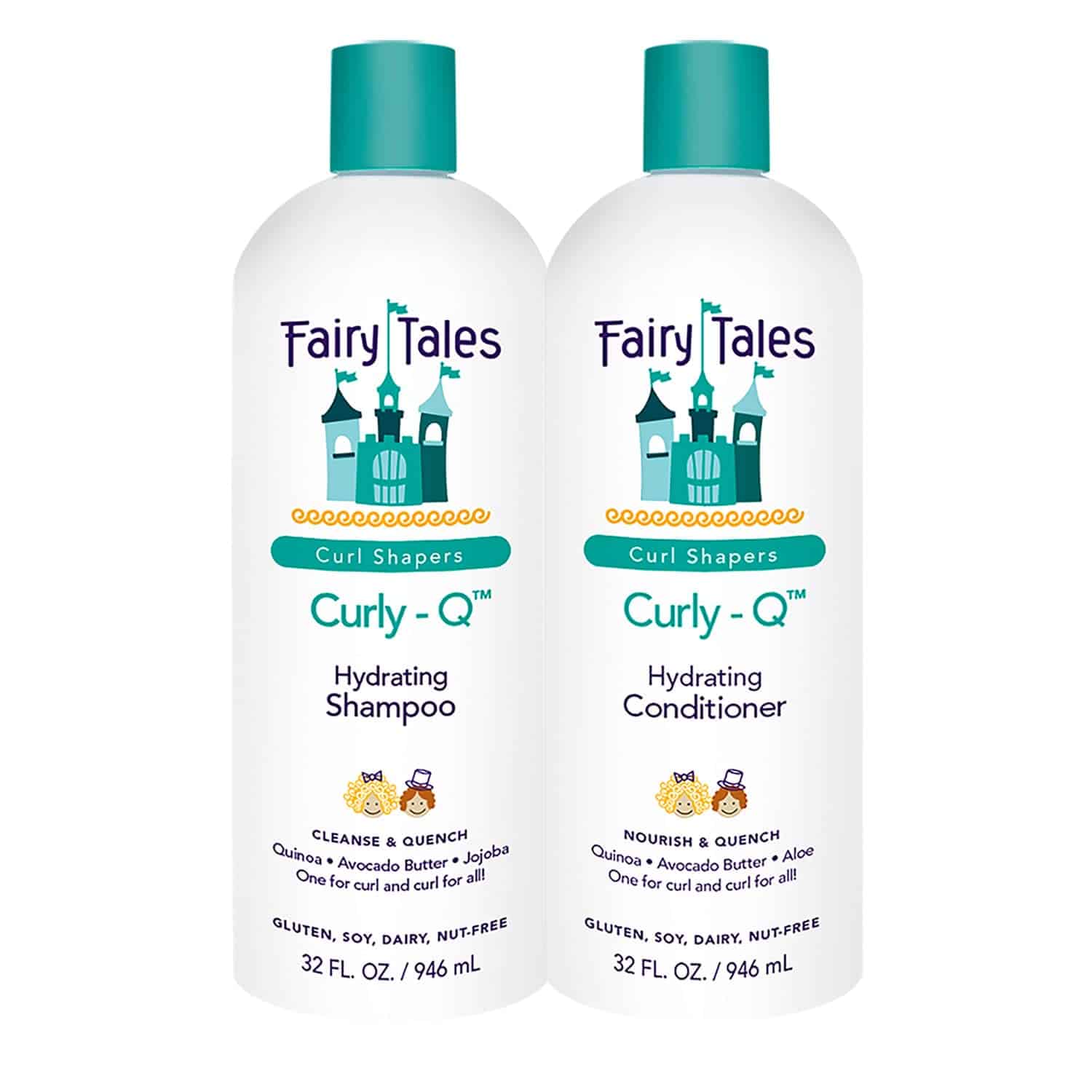 Shampoo y Acondicionador Hidratante Diario Curly-Q Cuentos
