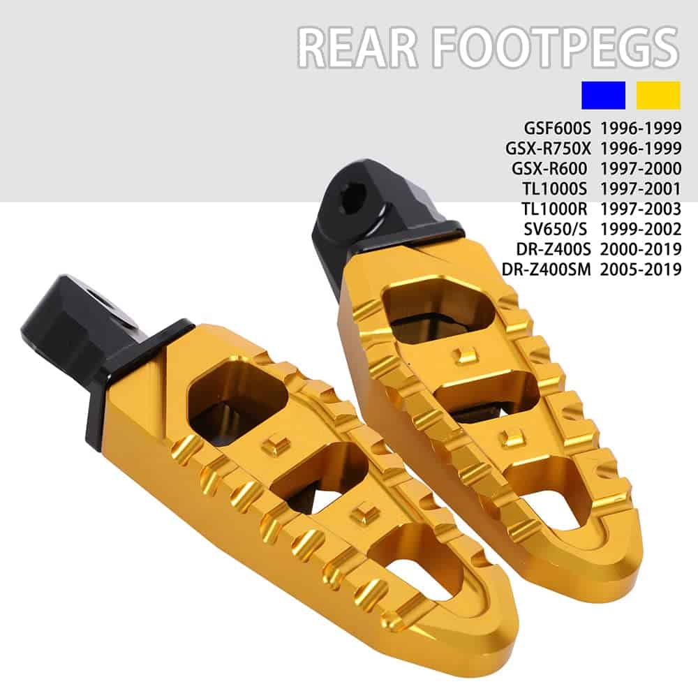 AnXin Pasajero del Motocicleta Reposapiés Trasero Pedales - Imagen 3