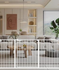 Puerta para Bebés con Triple Bloqueo Extra Ancha