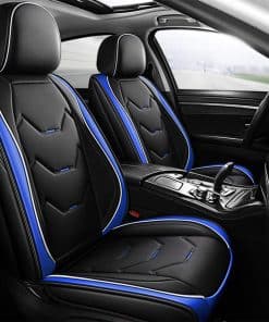 Juego Completo de Fundas de Asiento de Cuero para Automóvil