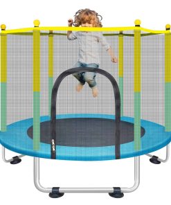 Trampolín Interior para Niños de 1 a 8 Años, 55" Pequeño