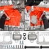 Kit universal de soportes de motor para intercambio LT de