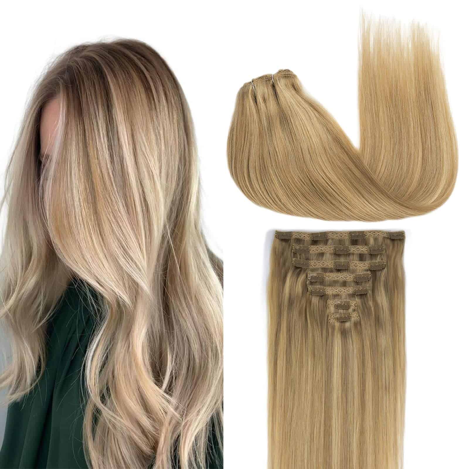 Extensiones de Cabello LIZ Remy Hair de Pelo Real, Ombre