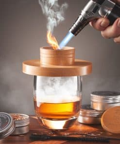 Kit de Fumador de Whiskey con Antorcha 4 Sabores de Virutas