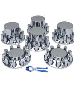 Juego de Tapacubos de Eje de Rueda Delantera y Trasera de