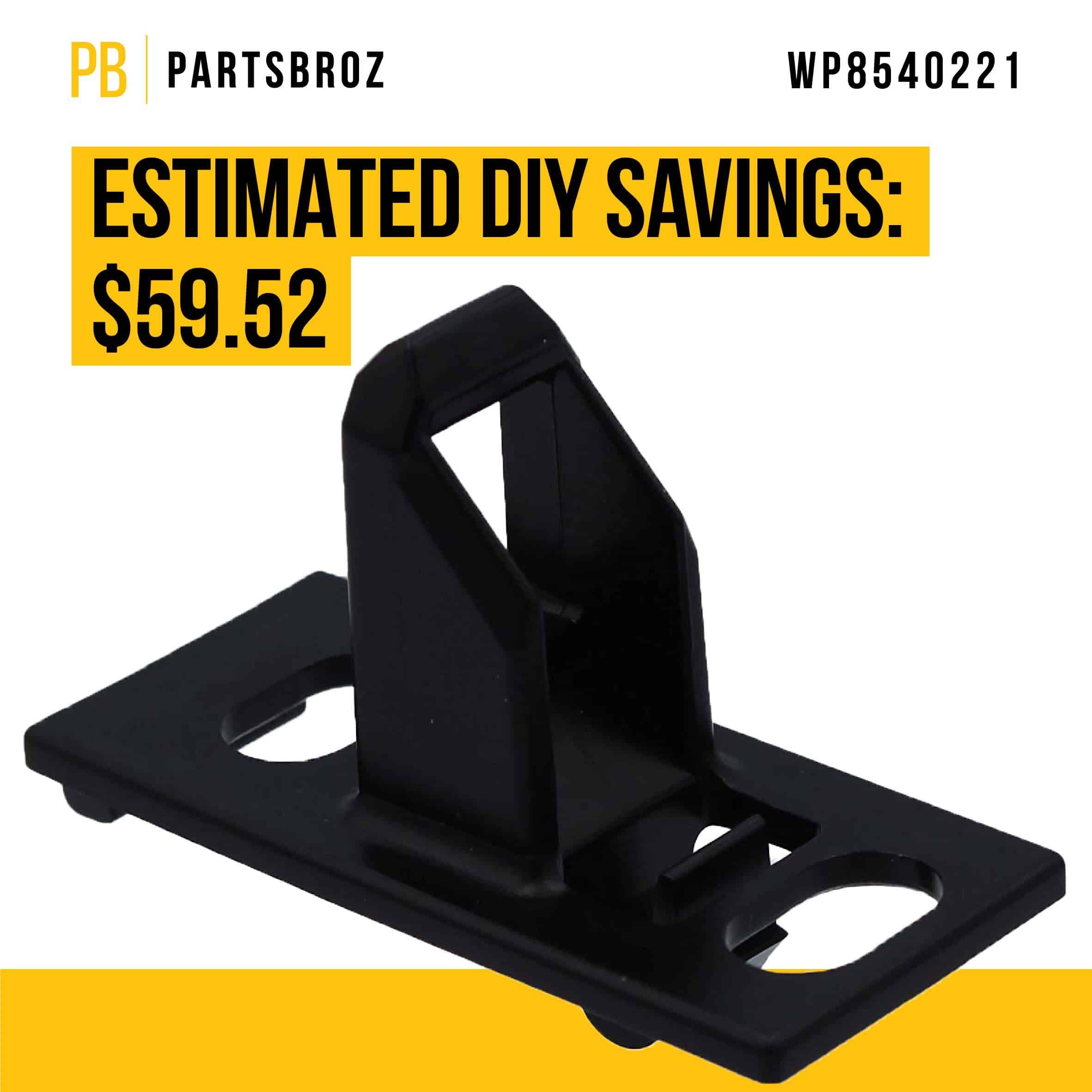 PartsBroz WP8540221 Pestillo de puerta - Compatible con - Imagen 5