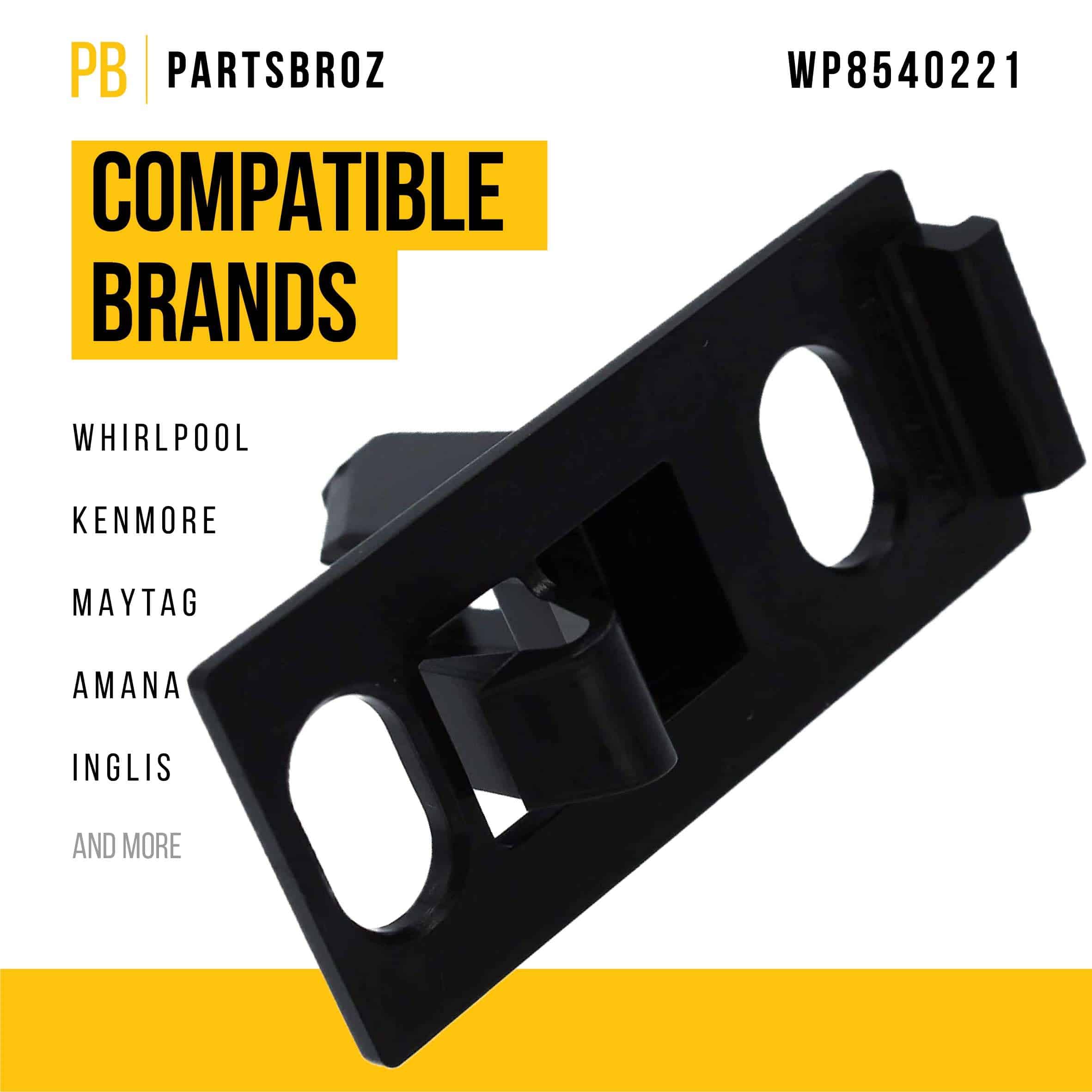 PartsBroz WP8540221 Pestillo de puerta - Compatible con - Imagen 3
