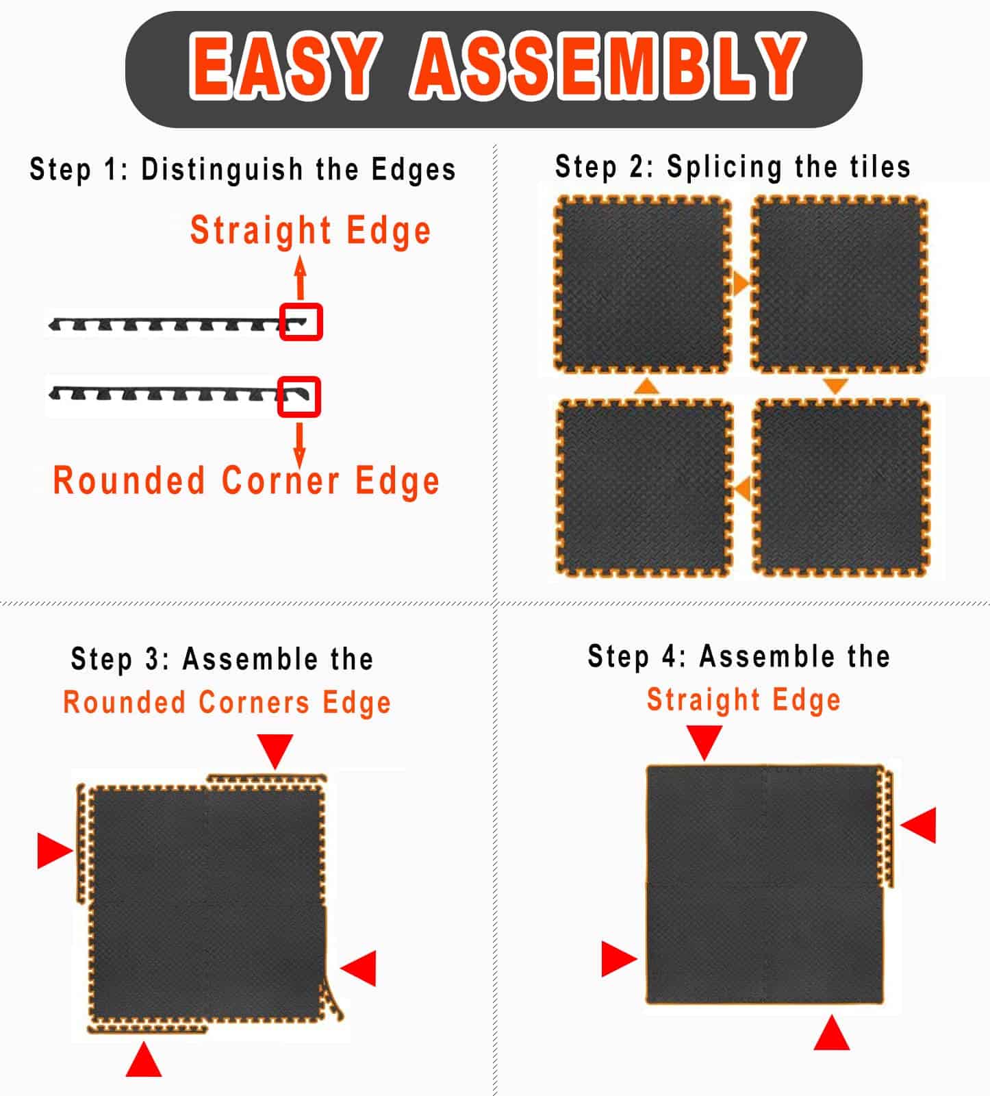 Tapete de Ejercicio Puzzle Kangler, 20 Losetas de Espuma - Imagen 7