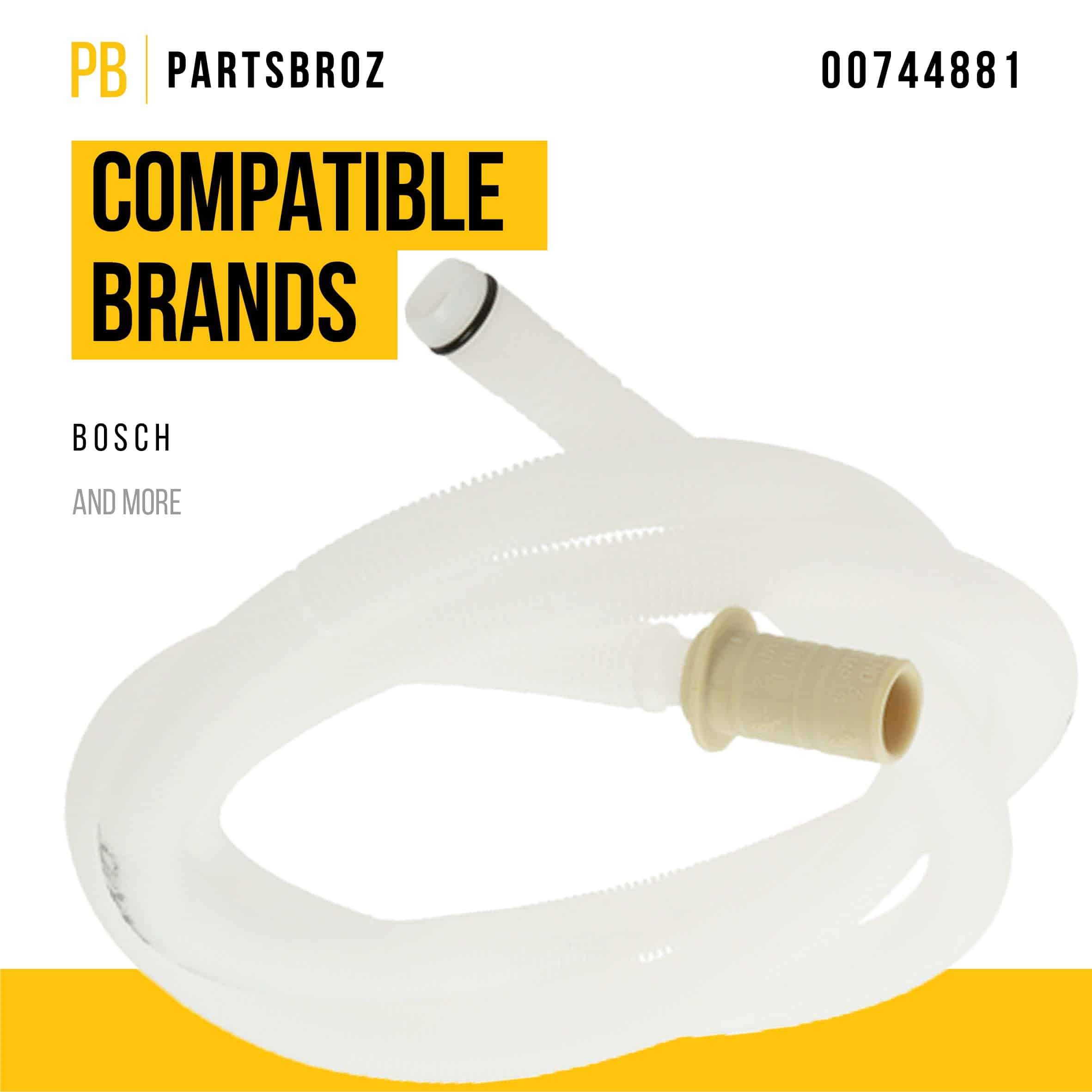 Manguera de Drenaje PartsBroz 00744881 744881 - Compatible - Imagen 3
