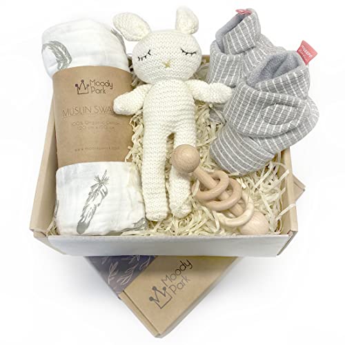 Canasta de regalo para bebé Moody Park - Artículos para