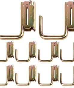10 Pack Ganchos en J de Acero E-Track, Accesorios de Amarre