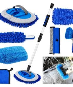 Kit de Limpieza de Coches Farafox - Cepillo de Lavado de