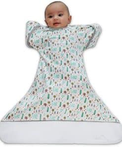 Saco de Envoltura Clickyhips Arms Up, -Blanco Verde Naranja