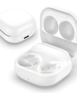 Estuche de carga con cable compatible con -Blanco