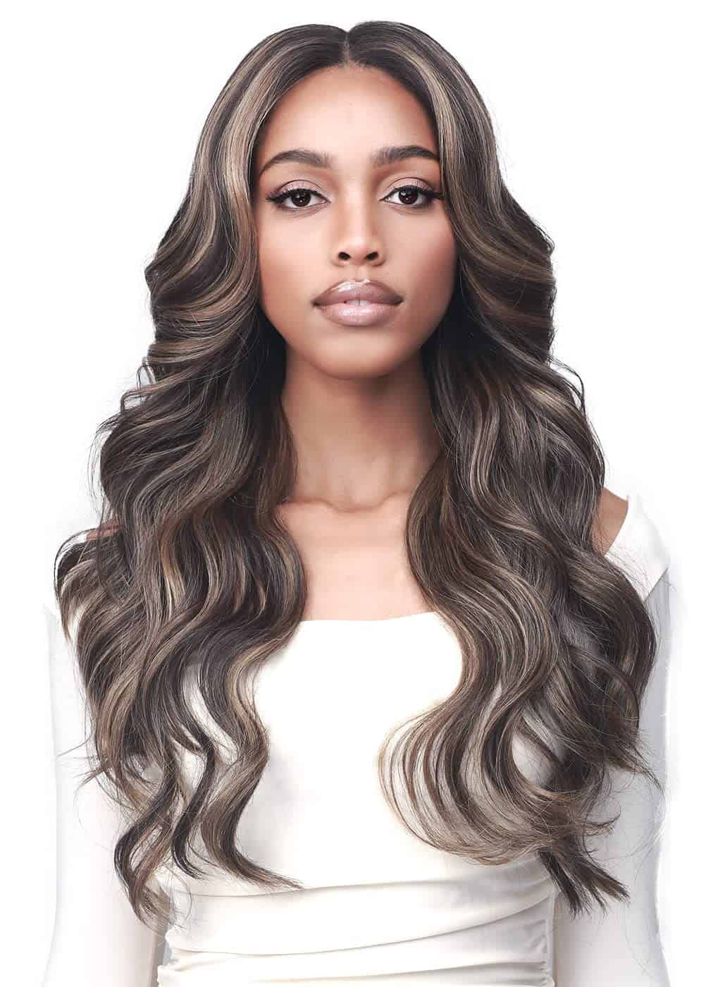 BOBBI BOSS Peluca de Encaje Frontal Sintético HD - MLF704