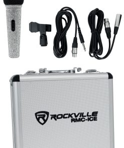 Micrófono vocal Rockville RMC-ICE Pro Diamond con Sonido +