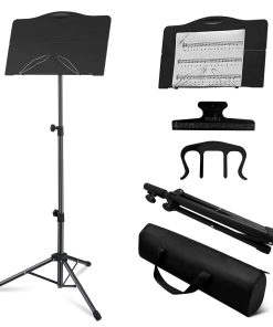 Soporte de partituras plegable OUKMIC con bolsa de