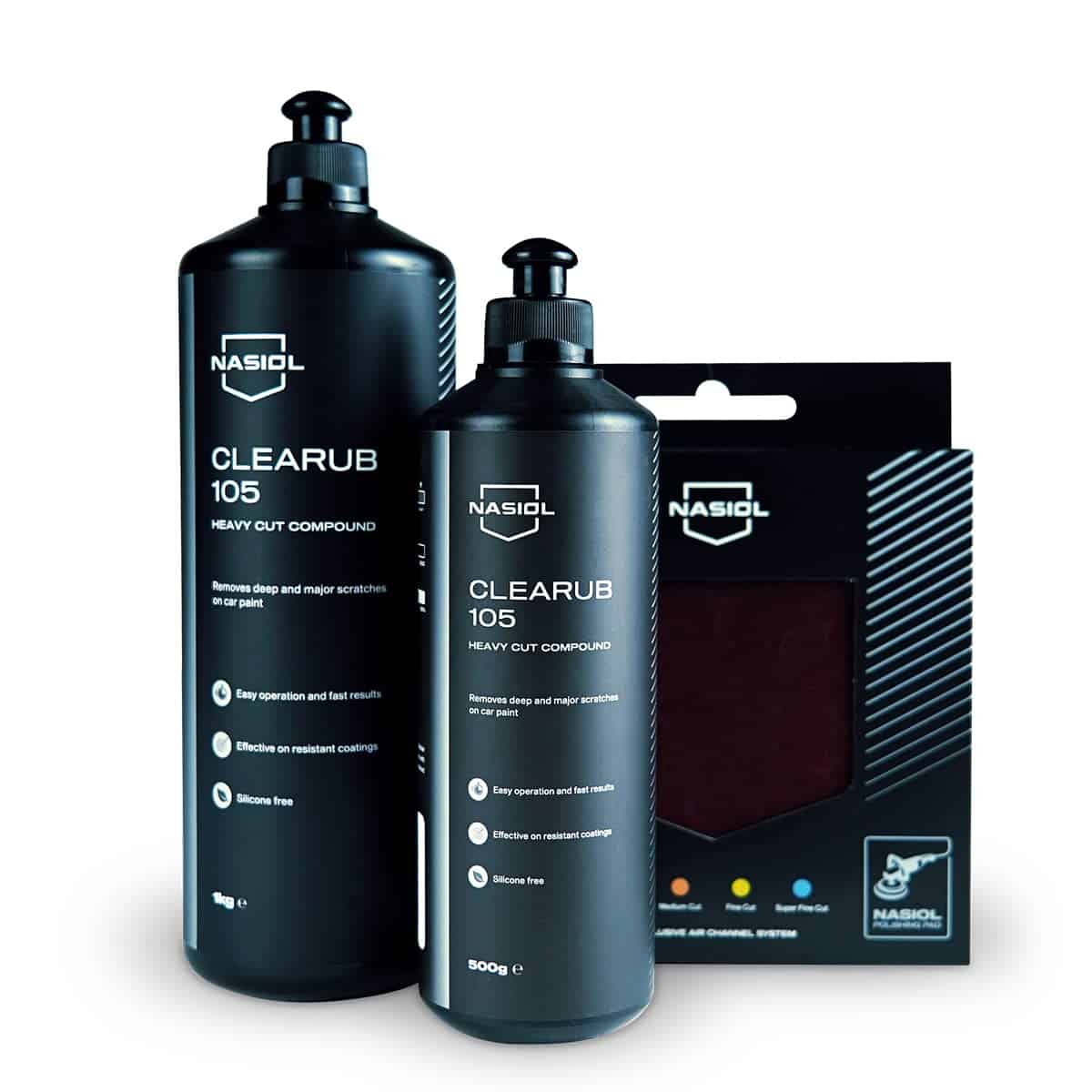 Removedor de Rayones Nasiol CleaRub 105 sin Silicona - Imagen 3