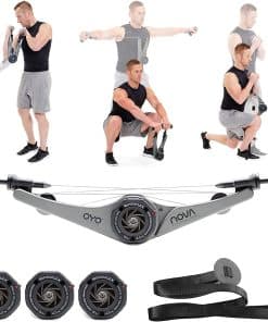 NOVA Gym (Gris) - Gimnasio Portátil de Cuerpo Completo: