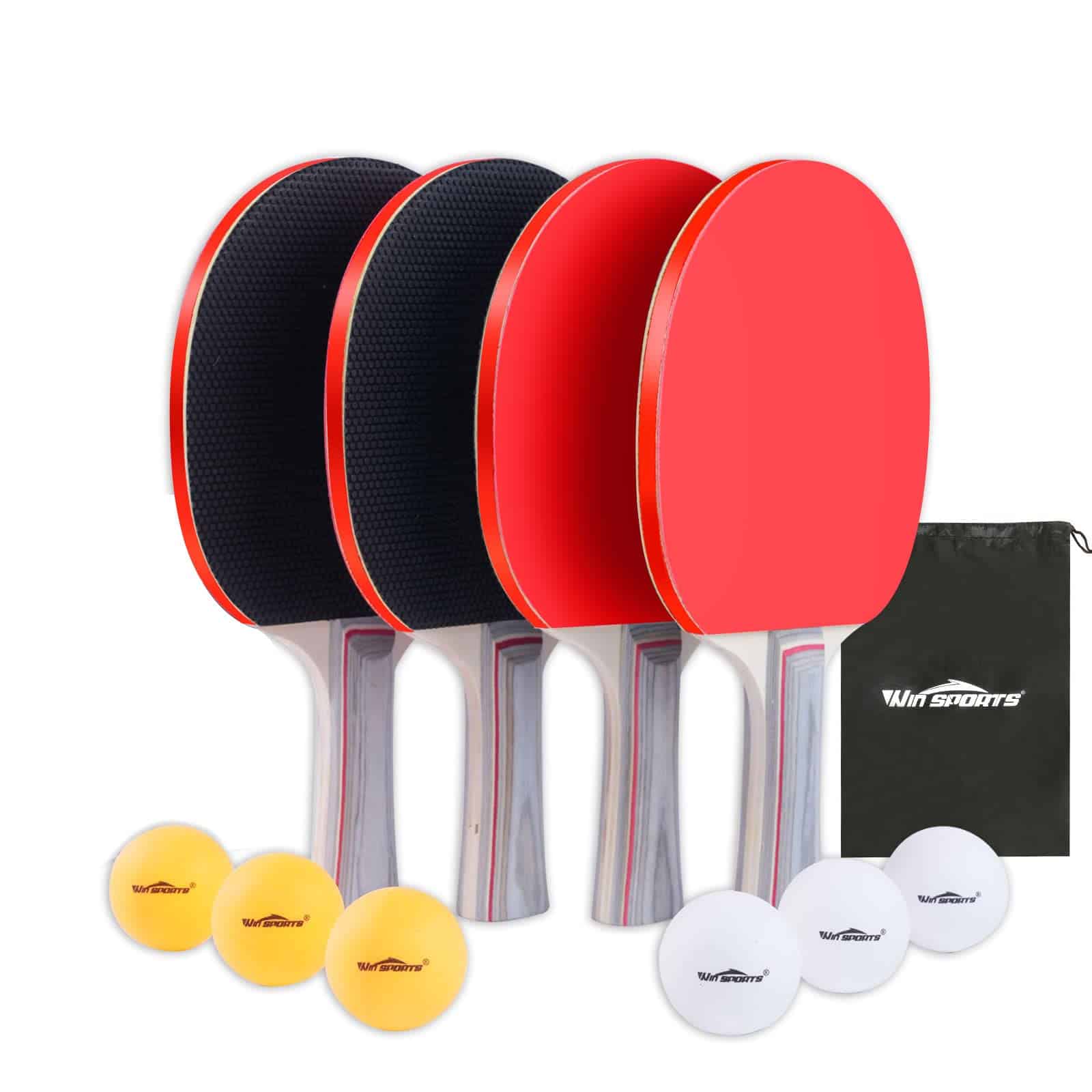 Set de Raquetas de Ping Pong WIn SPORTS, Juego Profesional