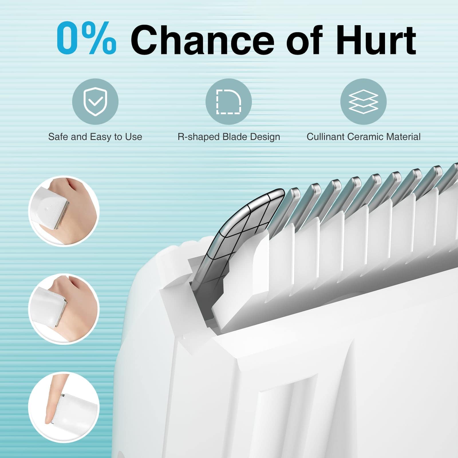 Cortadora de Pelo para Bebés con Aspiradora LUSN, - Imagen 5