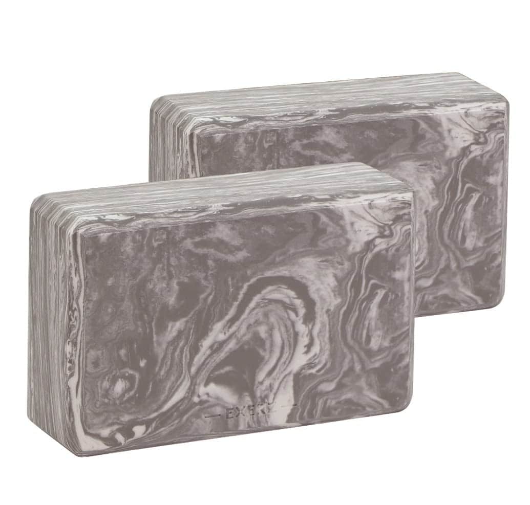 Bloques de Yoga Exerz 2 pack Espuma EVA para Ejercicio
