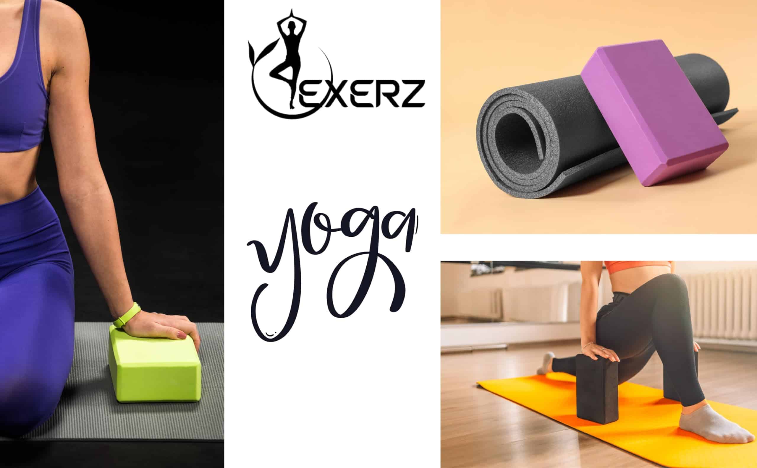 Bloques de Yoga Exerz 2 pack Espuma EVA para Ejercicio - Imagen 9