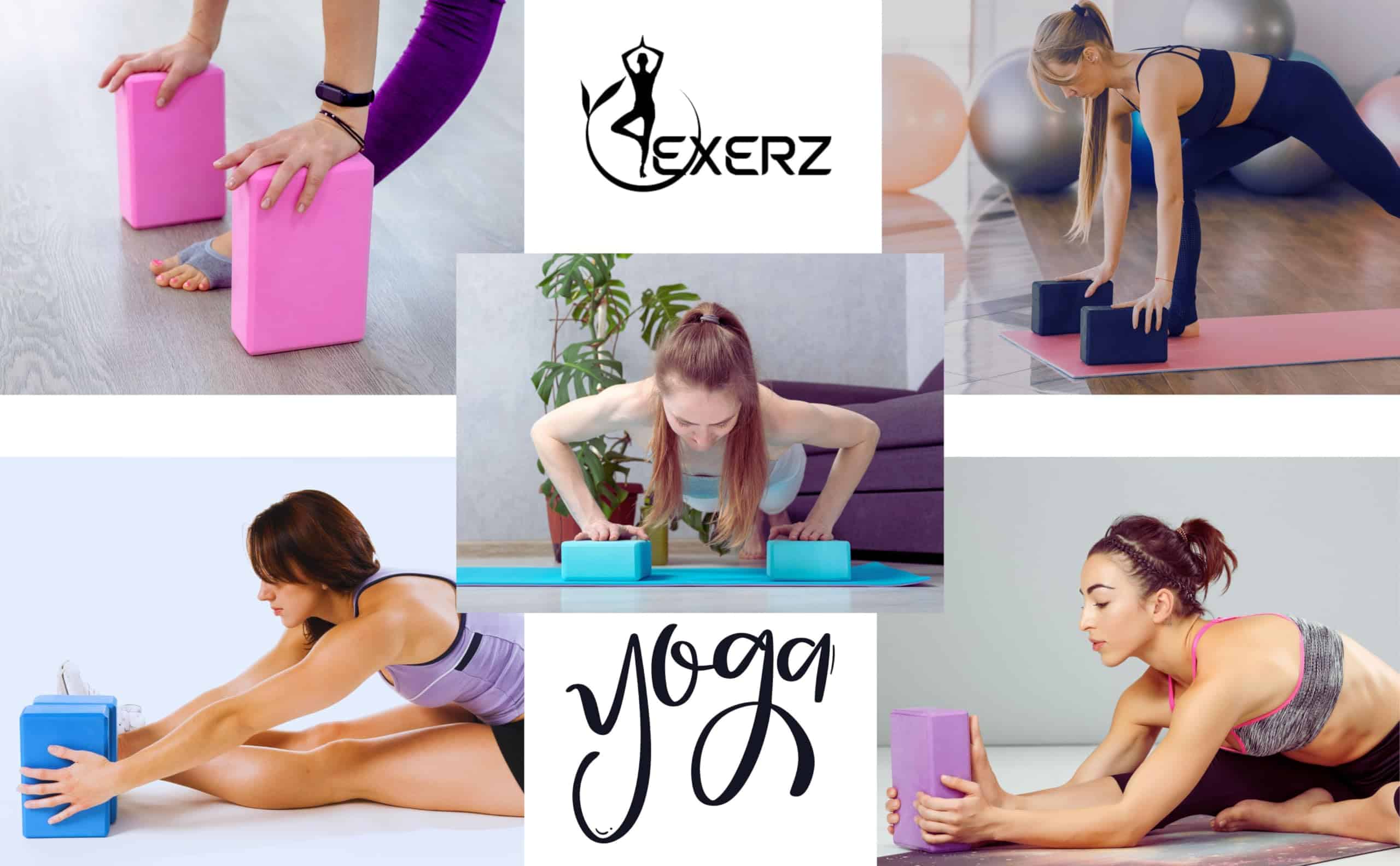 Bloques de Yoga Exerz 2 pack Espuma EVA para Ejercicio - Imagen 10