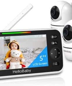 Monitor de Bebé HelloBaby 5�� con Batería de 26 Horas, 2