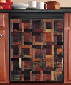 Cubierta Magnética Decorativa de Madera para Lavavajillas