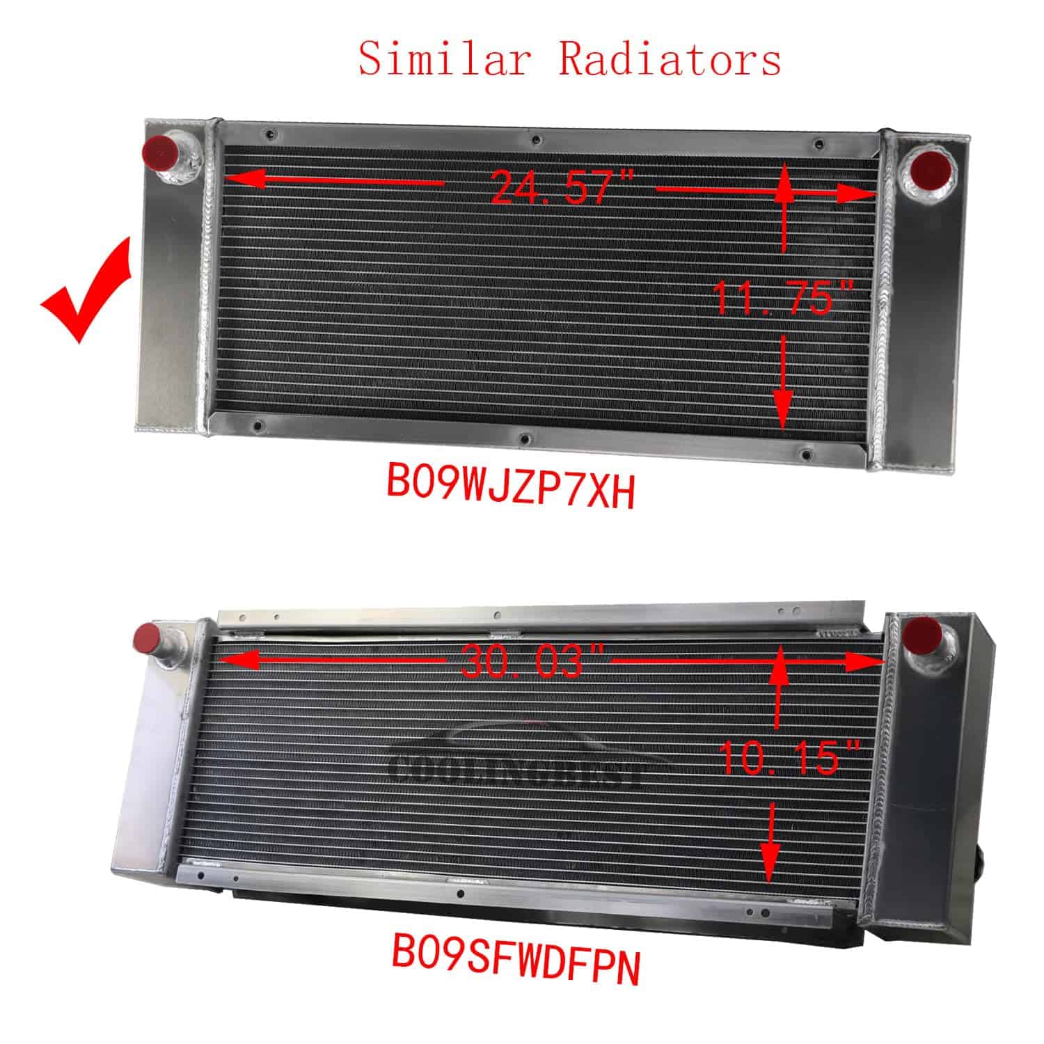Radiador de aluminio de 4 filas para Bobcat 743, Radiador - Imagen 3