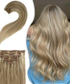 OiMiGO Extensiones de Cabello Clip, Extensiones de Clip