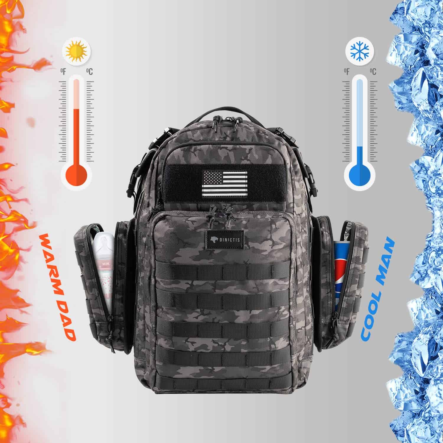 Mochila para Pañales de Papá, Mochila para Pañales de - Imagen 3