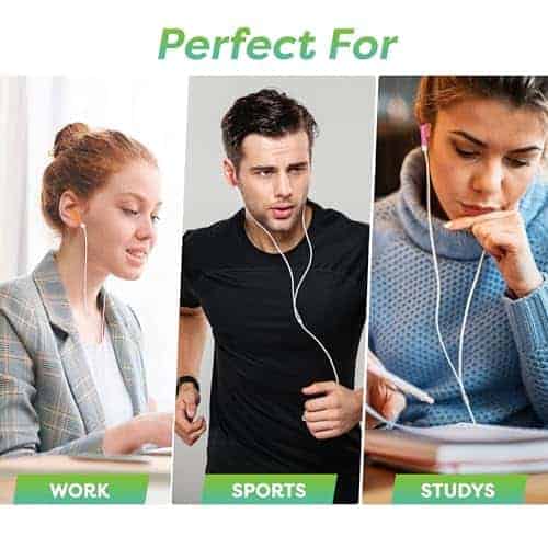 Deal Maniac Paquete de 50 Auriculares con Cable Multicolor - Imagen 7