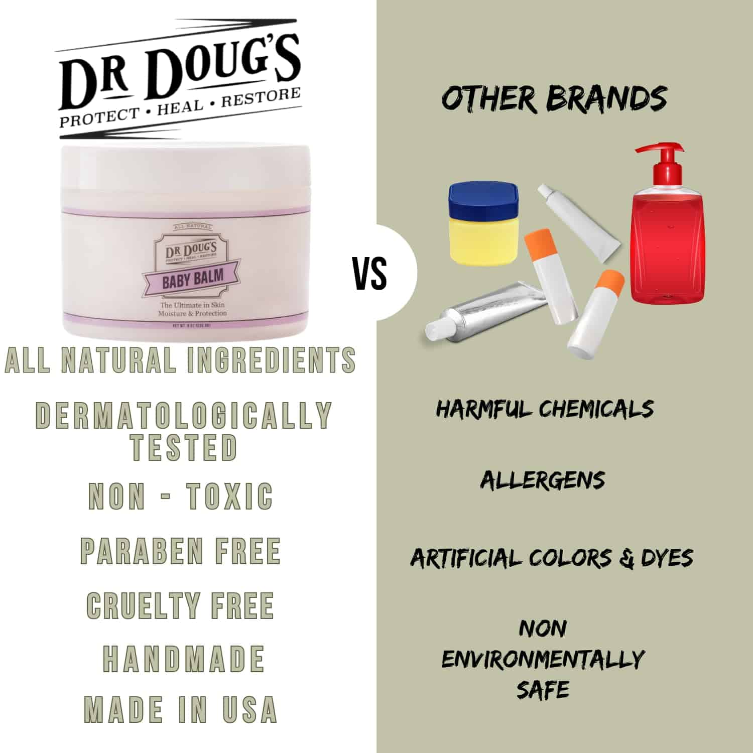 Bálsamo para Bebé del Dr. Doug (Frascote Grande, 8 oz) - - Imagen 5