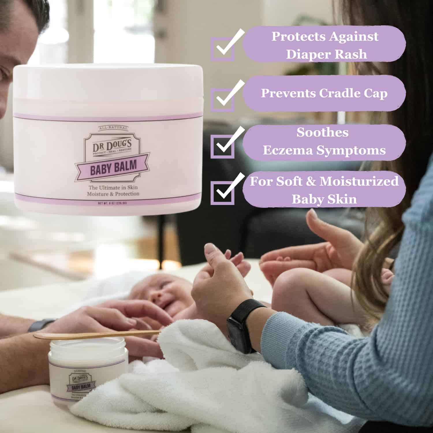 Bálsamo para Bebé del Dr. Doug (Frascote Grande, 8 oz) - - Imagen 4