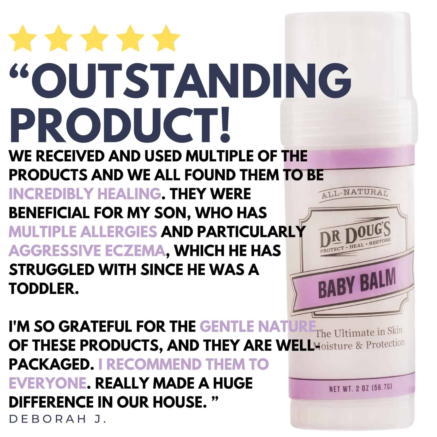 Bálsamo para Bebé del Dr. Doug (Frascote Grande, 8 oz) - - Imagen 8