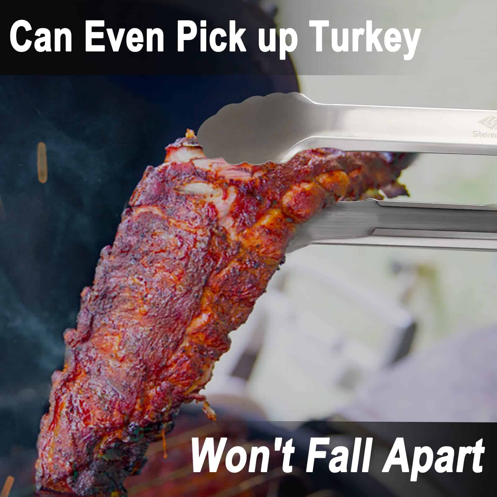 STEVEN-BULL S Juego de Pinzas y Espátula de Barbacoa - Imagen 4