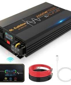 Inversor de Corriente de Onda Senoidal Pura -Negro