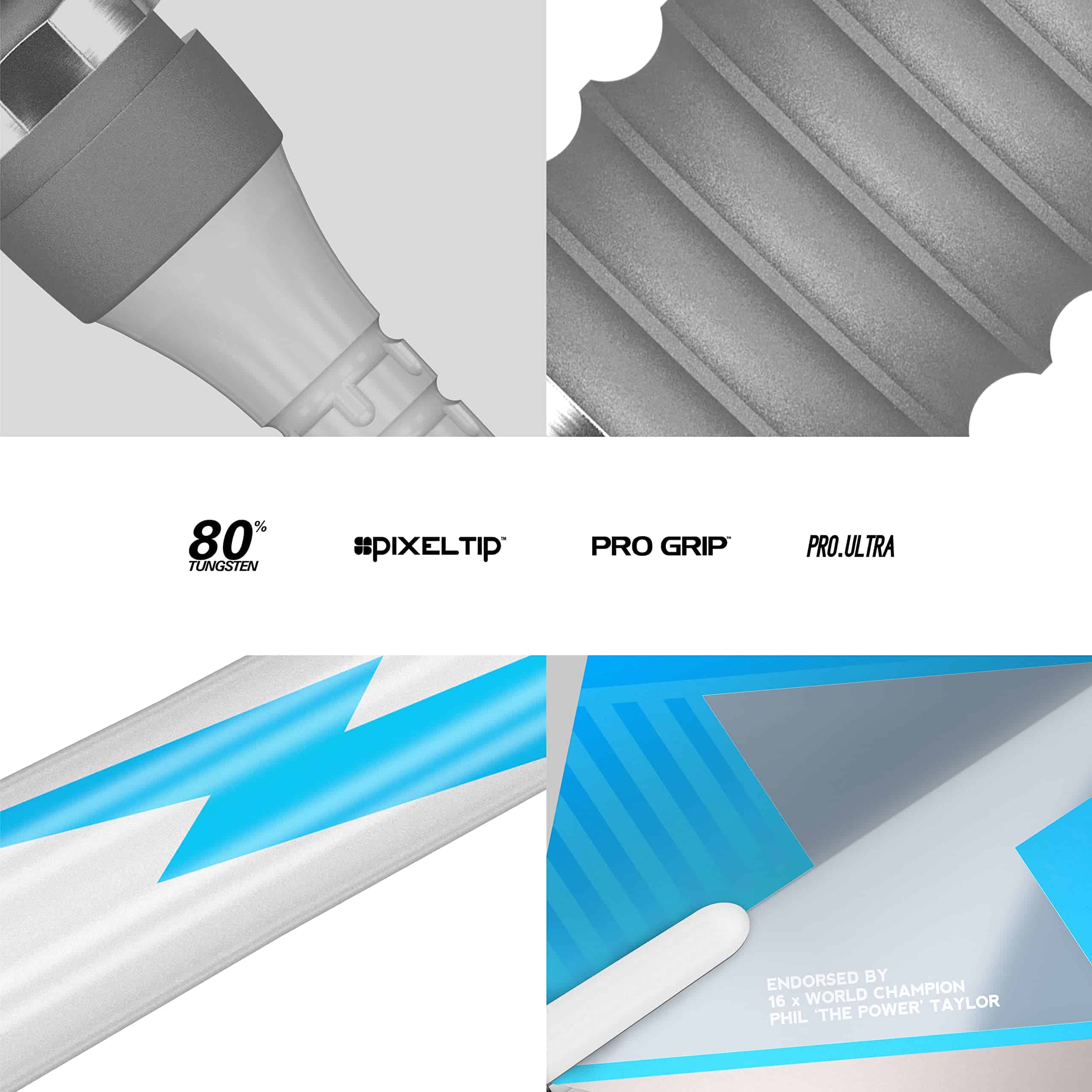 Juego de Dardos de Punta Blanda de Tungsteno Phil Taylor - Imagen 6