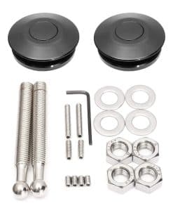 ANJOSHI 2Pack Push Button Quick Latch Universal 2.44in/62mm