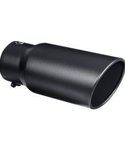 Punta de escape negra - Diseño de perno de 4'' de entrada -