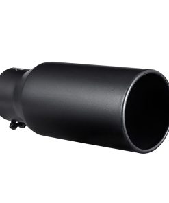 Punta de escape negra - Diseño de perno de -Negro